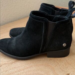 UGG Women's Black Suede Booties